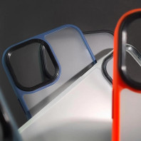 Чехол Shadow Matte Metal Buttons на IPhone 13 Pro Red